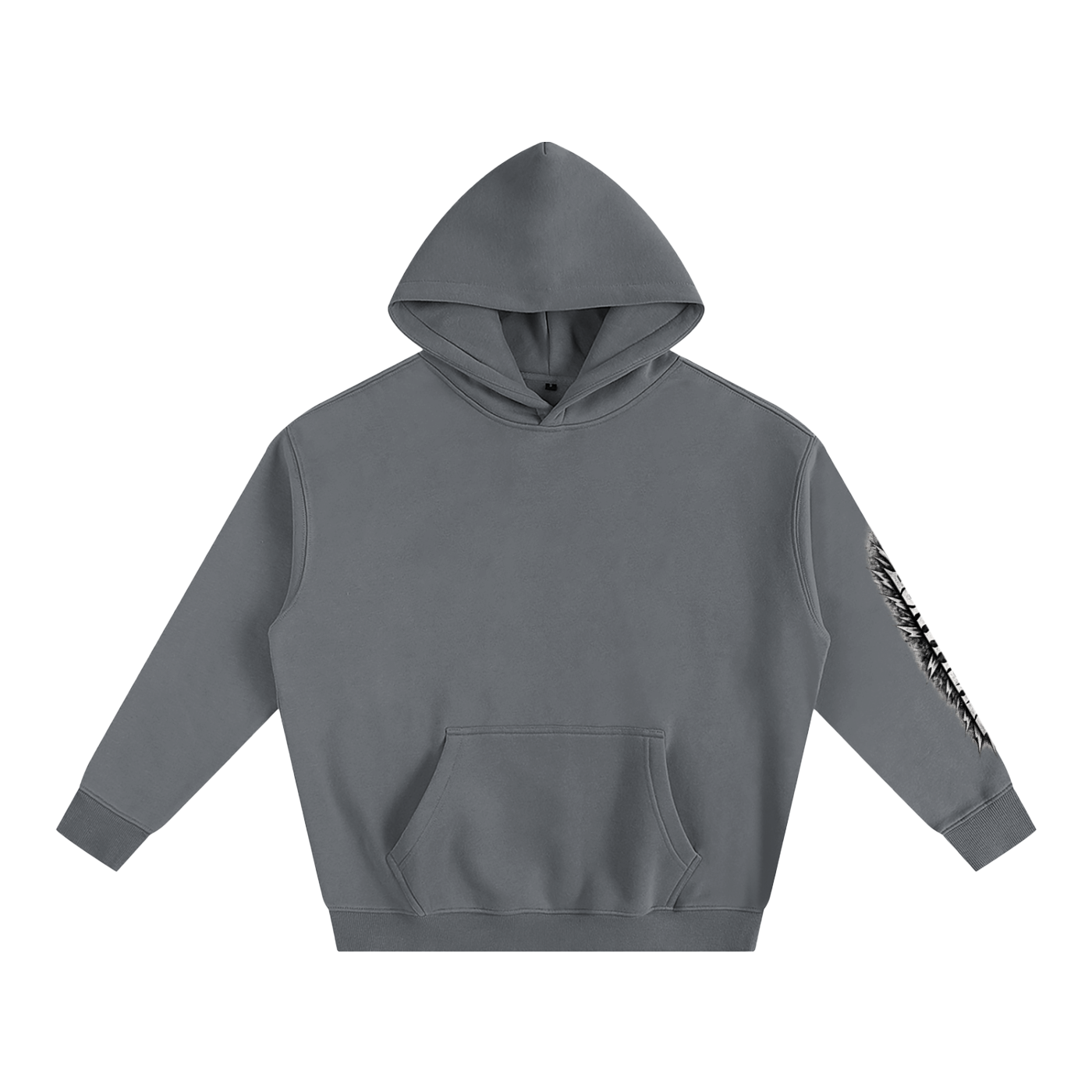 TIME...-- Oversize Fleeced Hoodie