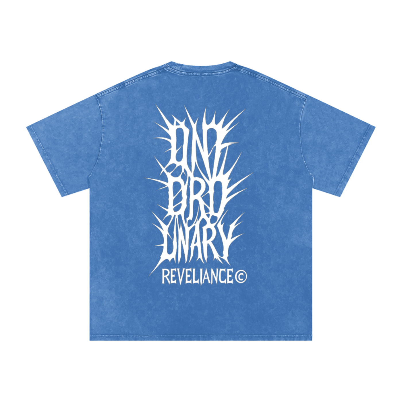 Graphic UNORDINARY™--Snow Washed Oversized Cotton T-Shirt