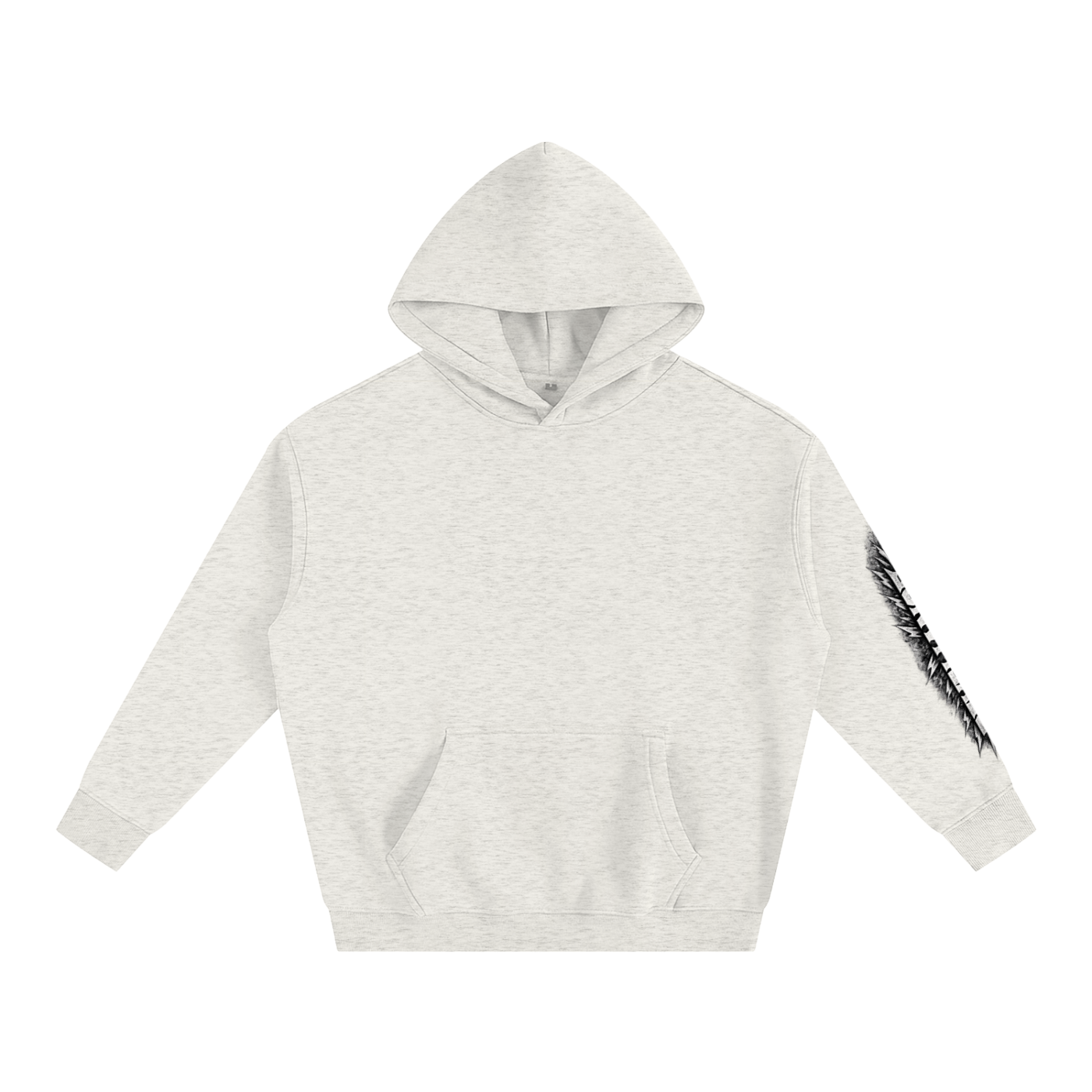 TIME...-- Oversize Fleeced Hoodie